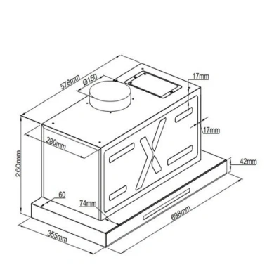 Máy hút mùi GrandX GX H70F85G - Khử mùi nhanh, phù hợp mọi gian bếp, giảm 22% còn 4.07 triệu