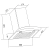 Máy hút mùi GrandX GX H90C55 - Dễ lắp đặt, dễ vệ sinh, giảm giá chỉ 3.2 triệu 6