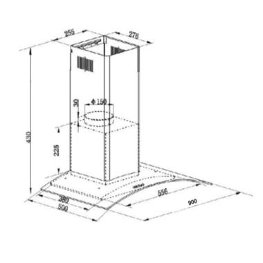 Máy hút mùi GrandX GX H90C62/ H90C62S - Hút mạnh, bền bỉ, tiết kiệm năng lượng 7