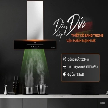 Máy Hút Mùi JUNGER H-90 - Vận Hành Êm, Tiết Kiệm Điện, Giá Ưu Đãi 12,990,000₫