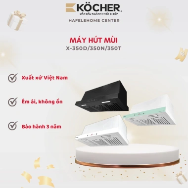 Máy Hút Mùi Kocher X-350D/350N/350T 70cm Chính Hãng - Công Suất Lớn, 8,150,000₫
