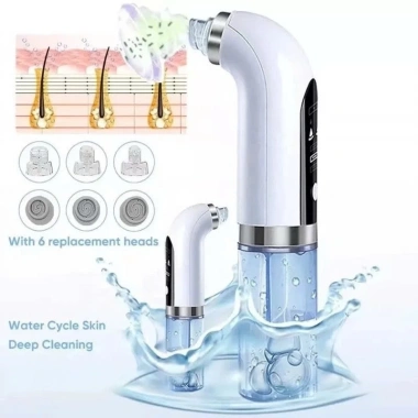 Máy hút mụn 6 đầu cầm tay pin sạc, loại bỏ mụn đầu đen, cám, bã nhờn - 249.000đ 2