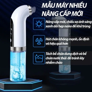 Máy hút mụn 6 đầu cầm tay pin sạc, loại bỏ mụn đầu đen, cám, bã nhờn - 249.000đ 3