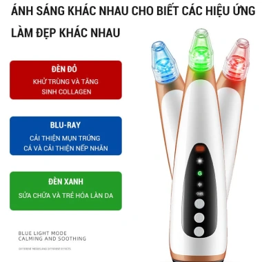 Máy hút mụn JUSUKE Pro chính hãng, hút mạnh, pin dung lượng cao, bảo hành 1 năm - Giá chỉ 179.000đ 2