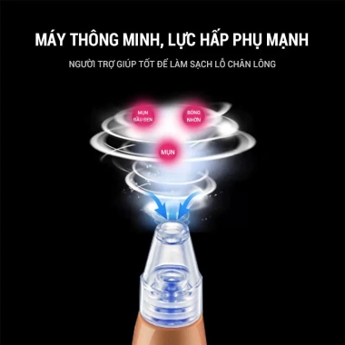 Máy hút mụn JUSUKE Pro chính hãng, hút mạnh, pin dung lượng cao, bảo hành 1 năm - Giá chỉ 179.000đ 5