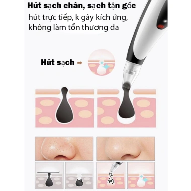 Máy hút mụn JUSUKE Pro chính hãng, hút mạnh, pin dung lượng cao, bảo hành 1 năm - Giá chỉ 179.000đ 7