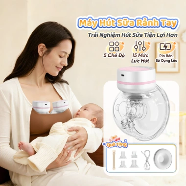 Máy hút sữa điện không dây Kiumo - Vắt sữa cao cấp, không đau rát, giá 309.000 3