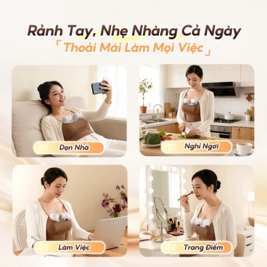 Máy hút sữa điện không dây Kiumo - Vắt sữa cao cấp, không đau rát, giá 309.000 6