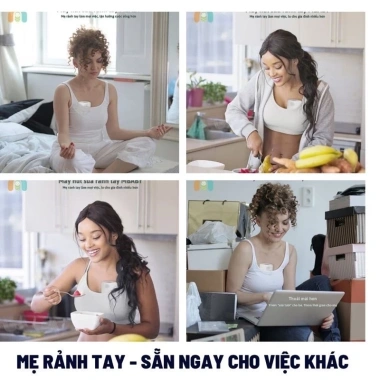 Máy hút sữa rảnh tay tích điện S12 A 3 chế độ 12 cấp độ hút kiệt, 790.000đ 5