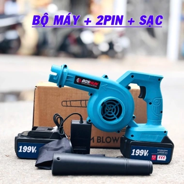 Máy Hút Thổi Bụi BOSHUN P.L.N Chân Phổ Thông 2 Trong 1 Không Chổi Than - Tiện Lợi, Giá 259.000đ 2