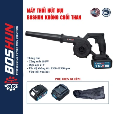 Máy Hút Thổi Bụi BOSHUN P.L.N Chân Phổ Thông 2 Trong 1 Không Chổi Than - Tiện Lợi, Giá 259.000đ 6