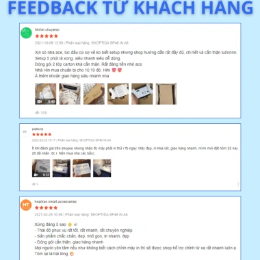 Máy in đơn hàng Shoptida SP46 - In phiếu, minicode, bảo hành 12 tháng, chỉ 1,377,000₫ 7