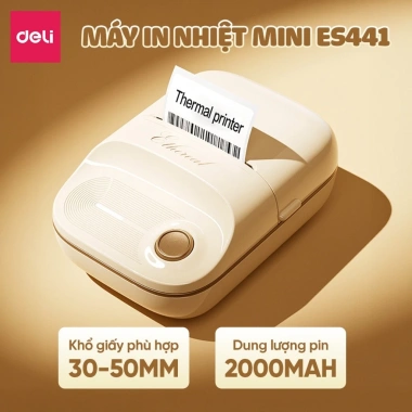Máy In Nhãn Mini DELI ES441 In Nhiệt Cầm Tay Bluetooth QRCode Mã Vạch 469.000đ 9 Máy In Nhãn Mini DELI ES441 In Nhiệt Cầm Tay Bluetooth QRCode Mã Vạch 469.000đ 9