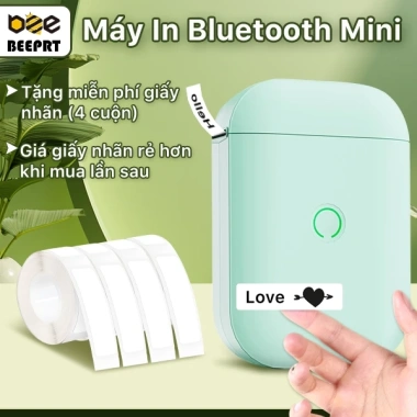 Máy in nhiệt mini cầm tay Bluetooth BEEPRT AIYIN D11s - In tem, mã vạch, logo, sticker giá chỉ 389.000đ 3