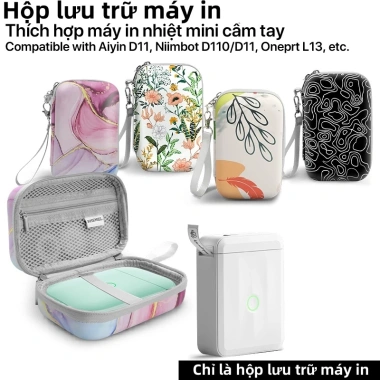 Máy in nhiệt mini cầm tay Bluetooth BEEPRT AIYIN D11s - In tem, mã vạch, logo, sticker giá chỉ 389.000đ 4