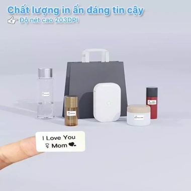 Máy in nhiệt mini cầm tay Bluetooth BEEPRT AIYIN D11s - In tem, mã vạch, logo, sticker giá chỉ 389.000đ 9