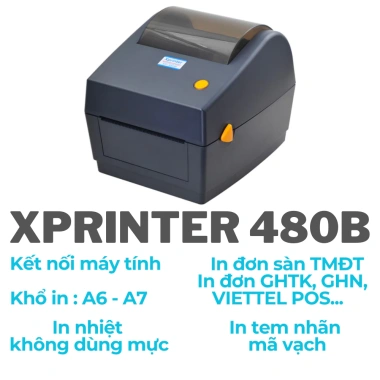Máy in XP 350B - In đơn hàng GHTK, tem nhãn, phiếu giao hàng đa sàn TMĐT, BH 12 tháng, giảm 20% 4