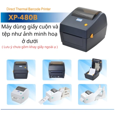 Máy in XP 350B - In đơn hàng GHTK, tem nhãn, phiếu giao hàng đa sàn TMĐT, BH 12 tháng, giảm 20% 8