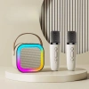 Máy Karaoke Mini BANGSHE K12 – Micro không dây, loa Bluetooth, USB, sạc lại, ngoài trời 9