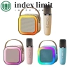 Máy Karaoke Mini Bluetooth K12 - Loa, Micro không dây USB, Đèn RGB, Sạc lại, 139.876₫