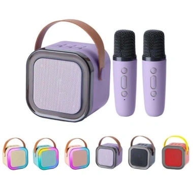 Máy Karaoke Mini Bluetooth K12 - Loa, Micro không dây USB, Đèn RGB, Sạc lại, 139.876₫ 8
