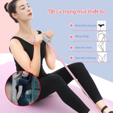 Máy Kéo Chân Đa Năng Hỗ Trợ Gập Bụng, Tập Cơ Chân, Dây Kháng Lực Tại Nhà 139.000