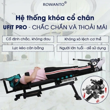 Máy kéo giảm cột sống ROWANTO D26 – Hỗ trợ cải thiện thắt vị đĩa đệm, an toàn tại nhà, giảm giá 20%