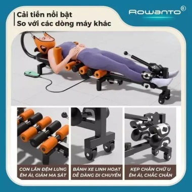Máy kéo giảm cột sống ROWANTO D26 – Hỗ trợ cải thiện thắt vị đĩa đệm, an toàn tại nhà, giảm giá 20% 9 Máy kéo giảm cột sống ROWANTO D26 – Hỗ trợ cải thiện thắt vị đĩa đệm, an toàn tại nhà, giảm giá 20% 9