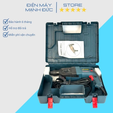 Máy khoan bê tông Bosch 2-26 1.000W dây – Công suất mạnh, giá chỉ 700.000₫