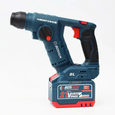 Máy khoan bê tông pin compact BOSHUN BS-RH2.002CP 3 tốc độ, lực búa 1,7J - Nhỏ gọn, không chổi than, giá ưu đãi 839.000₫ 2