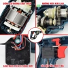 Máy khoan bê tông pin compact BOSHUN BS-RH2.002CP 3 tốc độ, lực búa 1,7J - Nhỏ gọn, không chổi than, giá ưu đãi 839.000₫ 5