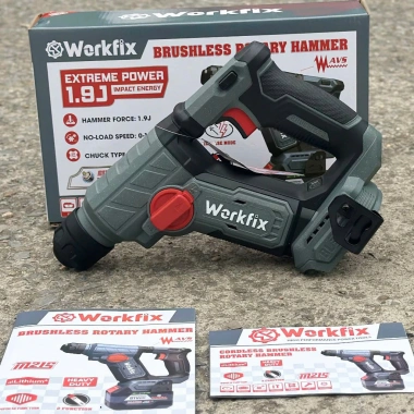 Máy Khoan Bê Tông WF-RH1.902MN Workfix Tạo Xung Không Chổi Than Lực Đập 1.9J Trọng Nhẹ 3 Máy Khoan Bê Tông WF-RH1.902MN Workfix Tạo Xung Không Chổi Than Lực Đập 1.9J Trọng Nhẹ 3