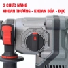 Máy khoan bê tông WORKFIX WF‑RH2.203PRO – Chống rung, chống lật, anti‑kickback 4