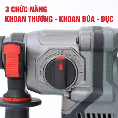 Máy khoan bê tông WORKFIX WF‑RH2.203PRO – Chống rung, chống lật, anti‑kickback 4 Máy khoan bê tông WORKFIX WF‑RH2.203PRO – Chống rung, chống lật, anti‑kickback 4
