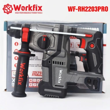 Máy khoan bê tông WORKFIX WF‑RH2.203PRO – Chống rung, chống lật, anti‑kickback