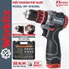 Máy khoan không dây WORKFIX WF-ID1.610BL 3 chức năng, đầu kẹp Auto Look 10mm, tặng bộ phụ kiện - 854.000₫