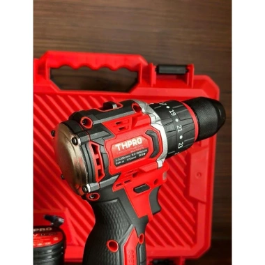 Máy khoan pin 10Li 18V không chổi than 3 chức năng, móc inox, kèm bộ 2 pin và sạc, giá ưu đãi 515.000₫ 4