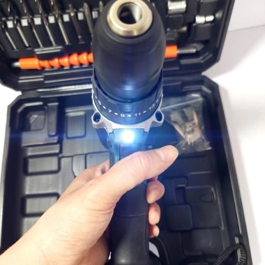 Máy khoan pin 72V 3 trong 1 - Khoan, vít, búa và phụ kiện, giá ưu đãi 135k