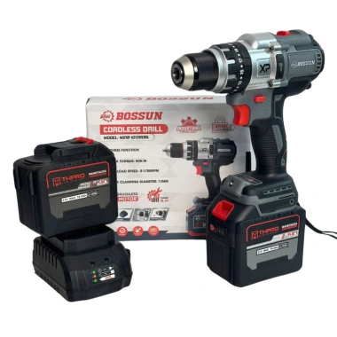 Máy khoan pin BOSHUN M21B-ID1.380BL 3 chức năng, đầu kẹp 13mm autolock, chân pin phổ thông - Giá chỉ 538.000 VND 2