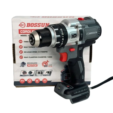 Máy khoan pin BOSHUN M21B-ID1.380BL 3 chức năng, đầu kẹp 13mm autolock, chân pin phổ thông - Giá chỉ 538.000 VND 3