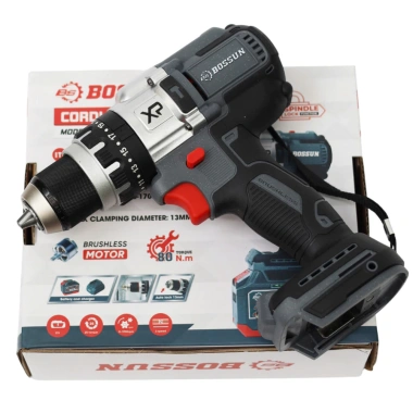 Máy khoan pin BOSHUN M21B-ID1.380BL 3 chức năng, đầu kẹp 13mm autolock, chân pin phổ thông - Giá chỉ 538.000 VND 10