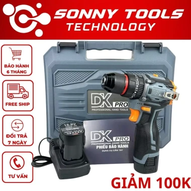 Máy Khoan Pin DKPRO QN1-16.8MT 3 Chức Năng, Đầu Kẹp Autolock, Động Cơ Không Chổi Than - Giá 568.000₫