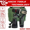 Máy khoan pin Kampro K-7.038 Xanh 3 chức năng, đầu kẹp autolock, động cơ không chổi than, giá chỉ 518.000₫