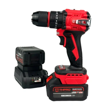 Máy khoan pin THPRO TH7.713 3 chức năng, đầu 13mm Autolock, động cơ không chổi than, chân pin phổ thông - giá chỉ 379.000₫ 2 Máy khoan pin THPRO TH7.713 3 chức năng, đầu 13mm Autolock, động cơ không chổi than, chân pin phổ thông - giá chỉ 379.000₫ 2