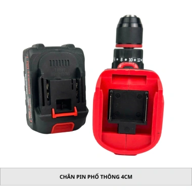 Máy khoan pin THPRO TH7.713 3 chức năng, đầu 13mm Autolock, động cơ không chổi than, chân pin phổ thông - giá chỉ 379.000₫