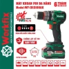 Máy khoan pin Workfix 13mm WF-ID13.100AK Lực siết 100Nm Không chổi than AutoLock Anti Kickback