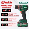 Máy khoan pin Workfix 13mm WF-ID13.100AK Lực siết 100Nm Không chổi than AutoLock Anti Kickback 7
