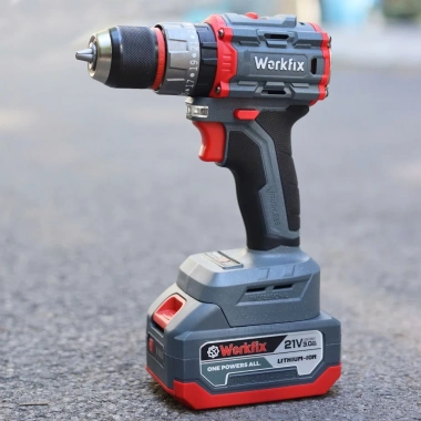 Máy khoan pin WORKFIX 21V WF-ID2.110BL - lực siết 60Nm, 3 chức năng, động cơ không chổi than, giá ưu đãi 464.000đ 6