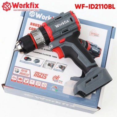 Máy khoan pin WORKFIX 21V WF-ID2.110BL - lực siết 60Nm, 3 chức năng, động cơ không chổi than, giá ưu đãi 464.000đ 9