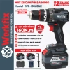 Máy khoan pin WORKFIX WF-ID160AK Anti‑kickback 160Nm, 13mm, Không chổi than, Khoá trục – 1,44 tr